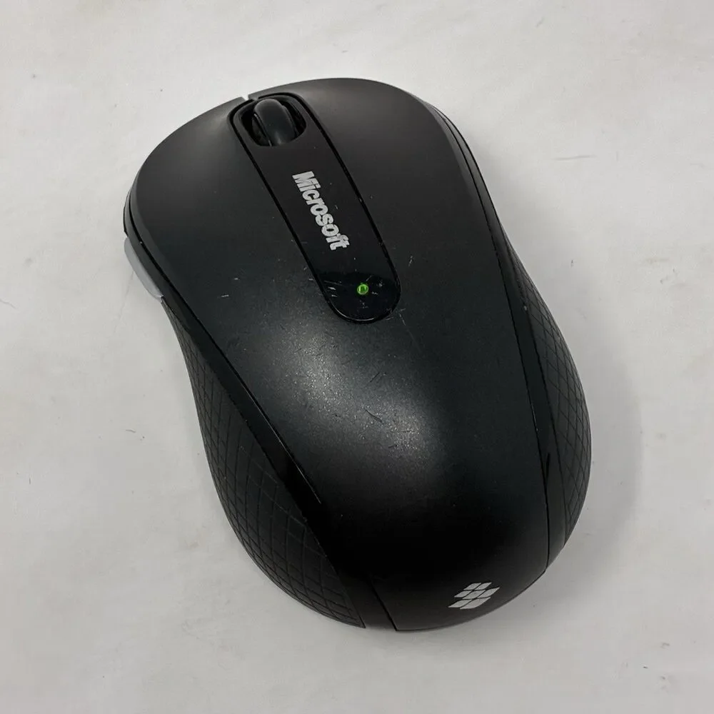 Microsoft Wireless Mobile Mouse 4000 Black With Dongle Model 1383 Tested & Works